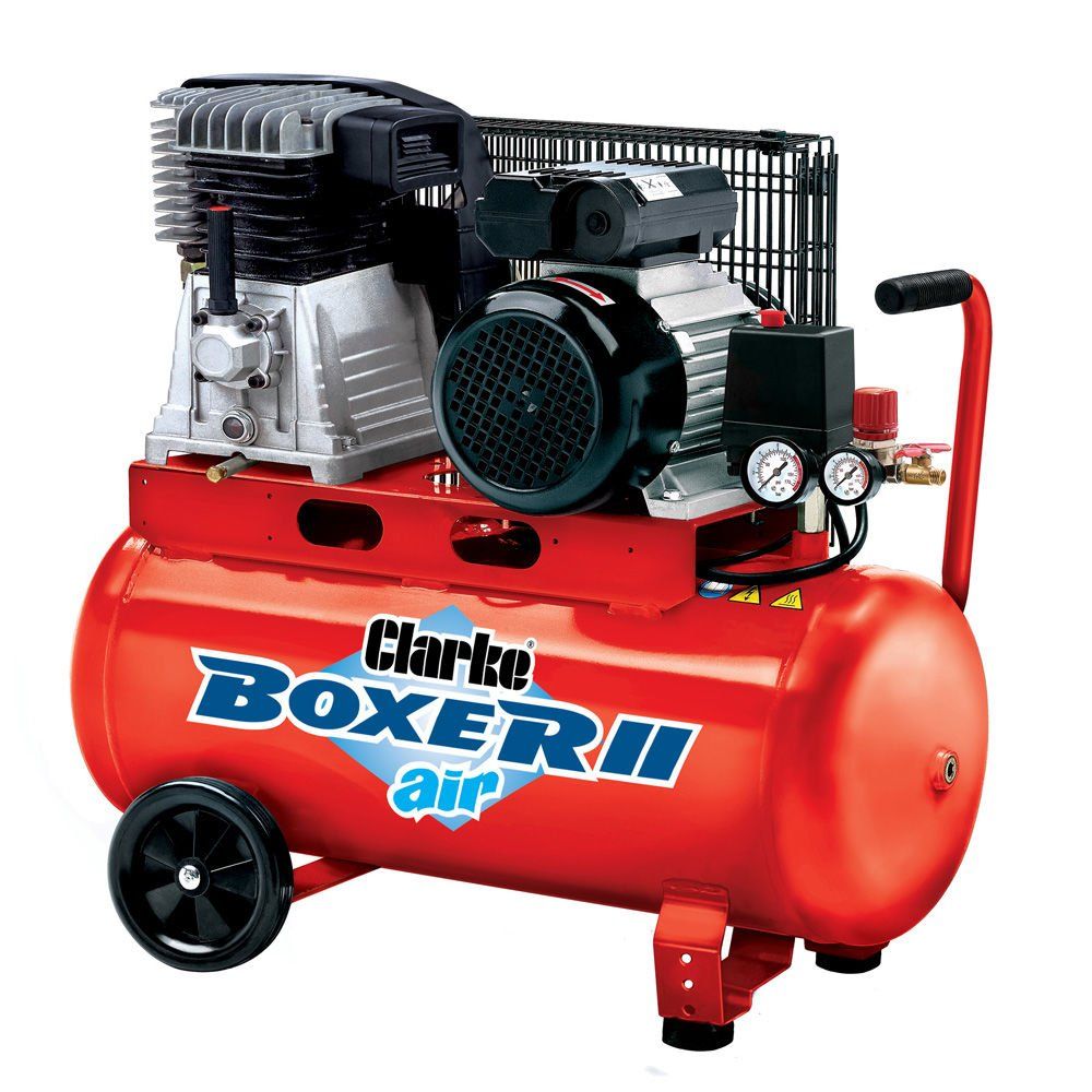 Clarke Clarke Boxer II 14/50P (O/L) 14cfm 50 Litre 3HP Belt Driven Air Compressor (230V) - Image 1