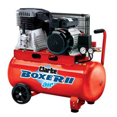 Clarke Clarke Boxer II 14/50P (O/L) 14cfm 50 Litre 3HP Belt Driven Air Compressor (230V)