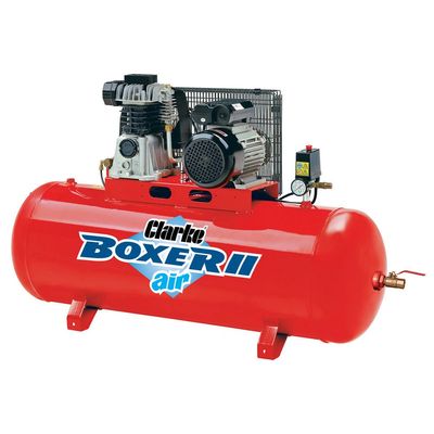 Clarke Clarke Boxer II 14/150 (O/L) 14cfm 150 Litre 3HP Belt Driven Air Compressor (230V)
