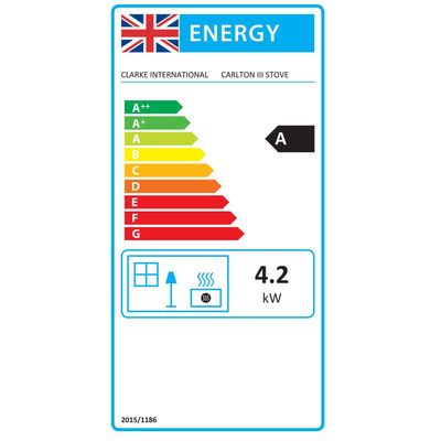 Clarke Clarke Carlton III 4.2kW Cast Iron Wood Burning Stove