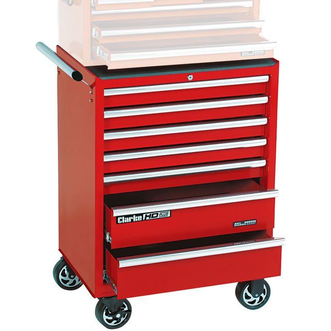 Clarke 7638057 Cbb217C 7Drawer Tool Cabinet B/B - Image 1