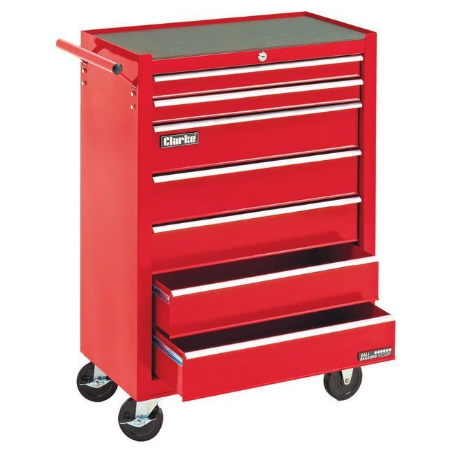 Clarke 7636009 Ctc700C 7Drawer Tool Trolley B/B - Image 1