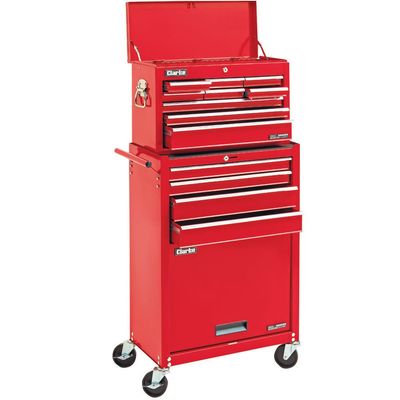 Clarke Clarke CTC1300C Mechanics' 13 Drawer Steel Combination Tool Chest & Cabinet Set