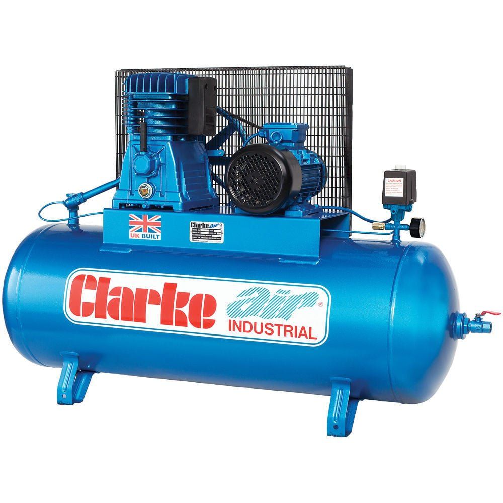 Clarke Clarke XE36C200 (WIS) 30cfm 200 Litre 7.5HP Industrial Air Compressor (400V) - Image 1