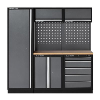 Clarke Clarke COMBGSM02 Wooden Top 11 Piece Modular Storage System Package