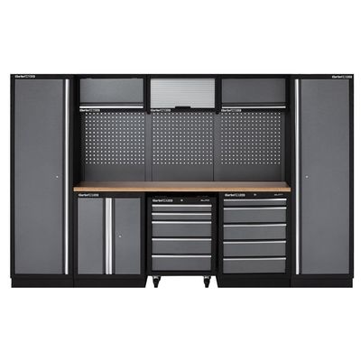Clarke Clarke COMBGSM03 Modular Storage System 16 Piece Package Wooden Worktops