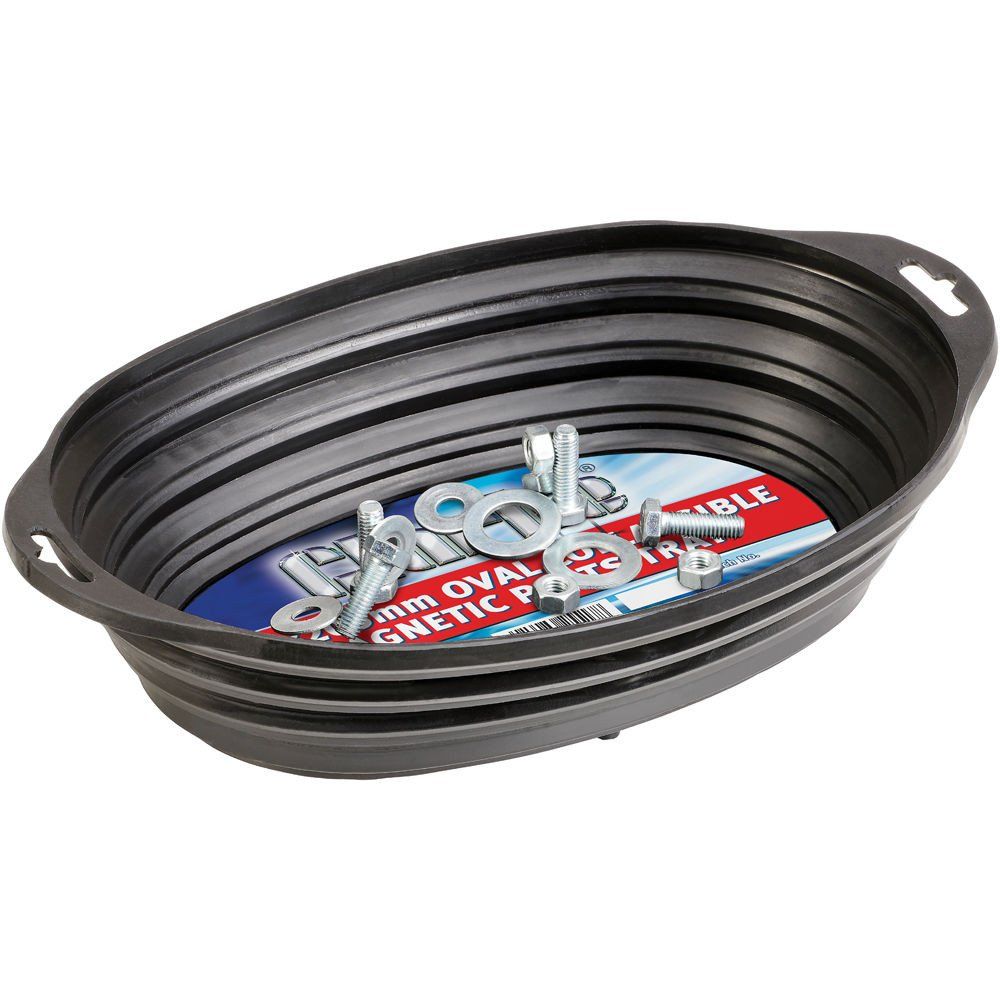 Clarke Clarke MPTC3 Oval Collapsible Magnetic Parts Tray (317x205mm) - Image 1