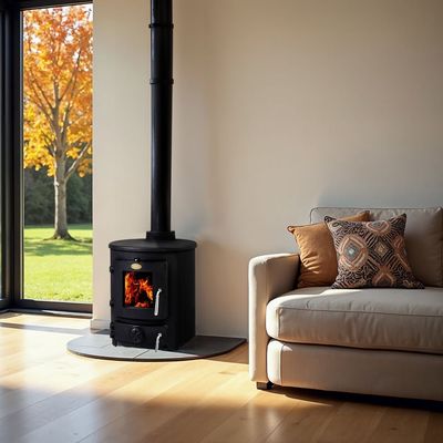 Clarke Clarke Barrel III 5kW Cast Iron Wood Burning Stove
