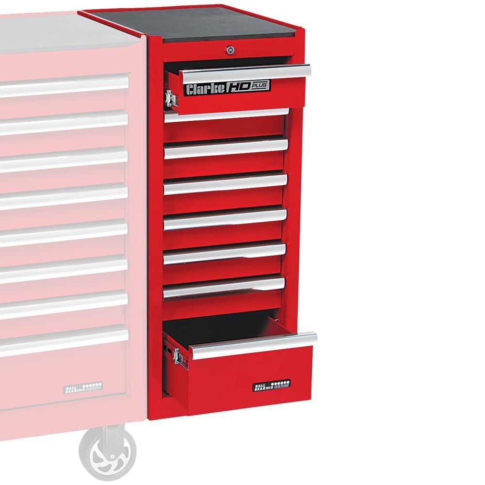 Clarke Clarke SL41C 8 Drawer Side Locker (Red) - Image 1