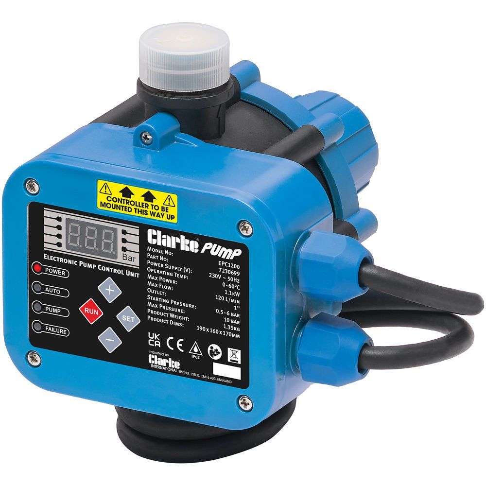 Clarke Clarke EPC1200 Electronic Water Pump Control Unit (1.1kW) - Image 1
