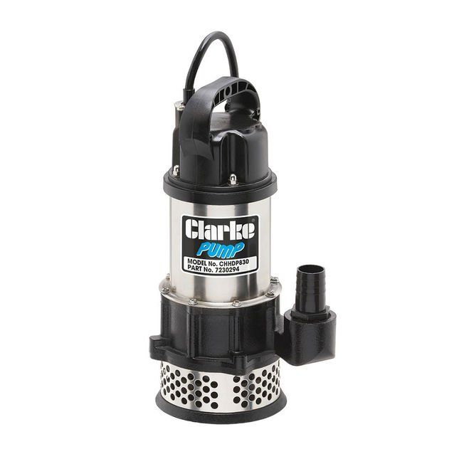 Clarke CHHDP830 1¼ 830W 180Lpm 20m High-head Draining Pump (230V)" - Image 1