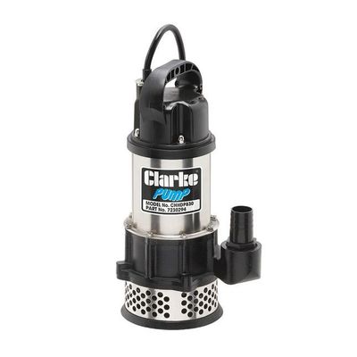 Clarke CHHDP830 1¼ 830W 180Lpm 20m High-head Draining Pump (230V)"