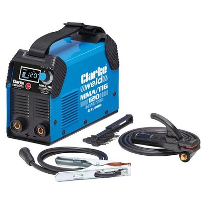 Clarke Clarke MMA/TIG120 120 Amp Inverter MMA/TIG Welder
