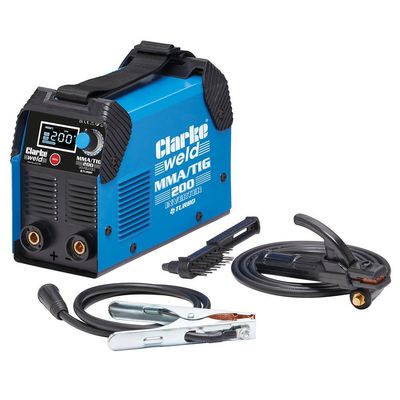 Clarke Clarke MMA/TIG200 200 Amp Inverter MMA/TIG Welder (230V)