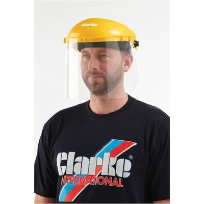 Clarke Clarke SV1B Full Face Safety Visor (Yellow)