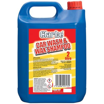Clarke Clarke PWWS2L 2L Wash & Wax Car Shampoo