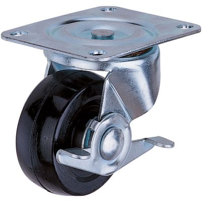 Clarke Clarke Rubber Castor Wheels Fixed / Swivel / Swivel & Brake (50mm - 100mm)