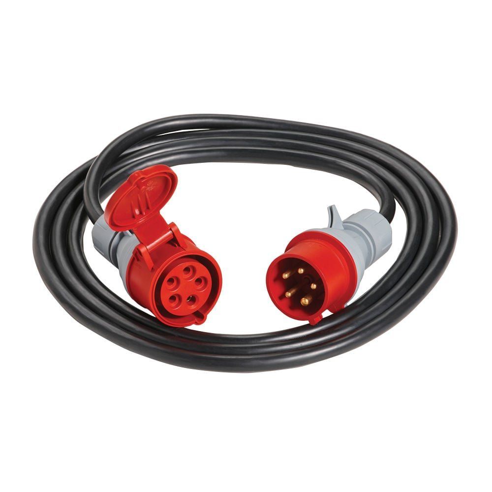 Clarke Clarke DCL16A-B 2.5m 400V Connecting Lead with 16Amp Plug and Socket - Image 1