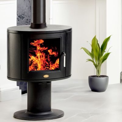 Clarke Clarke Dorchester 4.9kW Cast Iron Wood Burning Pedestal Stove