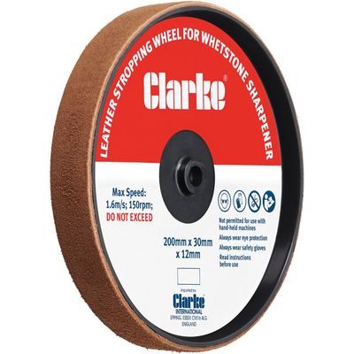 Clarke Clarke Leather Stropping Wheel for CWS250 200x30x12mm