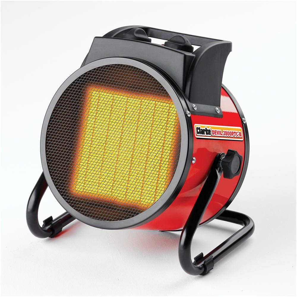 Clarke Clarke DEVIL2800PTC-B 2.8kW Ceramic Fan Heater (230V) - Image 1