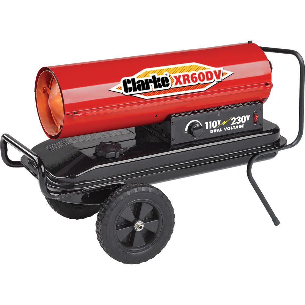 Clarke Clarke XR60DV 14.7kW Diesel Dual Voltage Industrial Space Heater (110V/230V) - Image 1