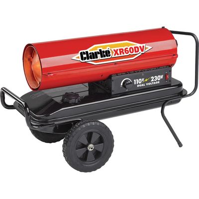 Clarke Clarke XR60DV 14.7kW Diesel Dual Voltage Industrial Space Heater (110V/230V)