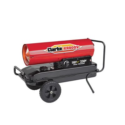 Clarke Clarke XR80DV 20.5kW Diesel Dual Voltage Industrial Space Heater (110V/230V)