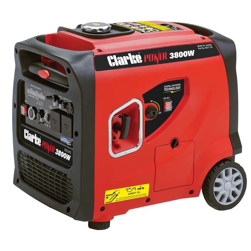 Clarke Clarke IG4000 3.8kW Petrol Inverter Generator - Image 1
