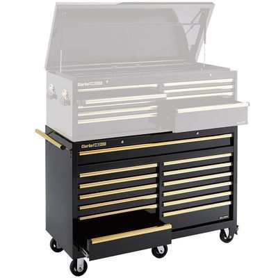 Clarke Clarke CBB230BGC Extra Large HD Plus 13 Drawer Tool Cabinet (Black & Gold)