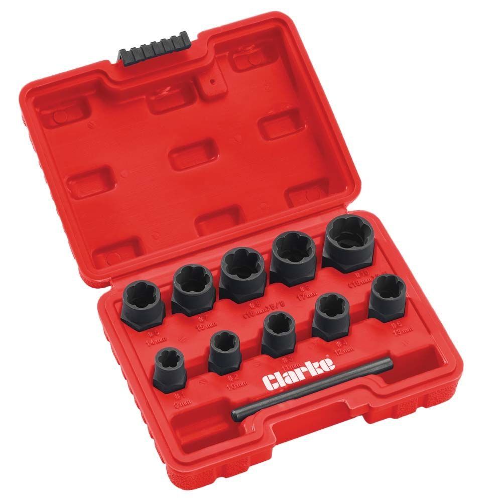 Clarke Clarke CHT932 10 Piece Bolt Remover Set (9-19mm) - Image 1