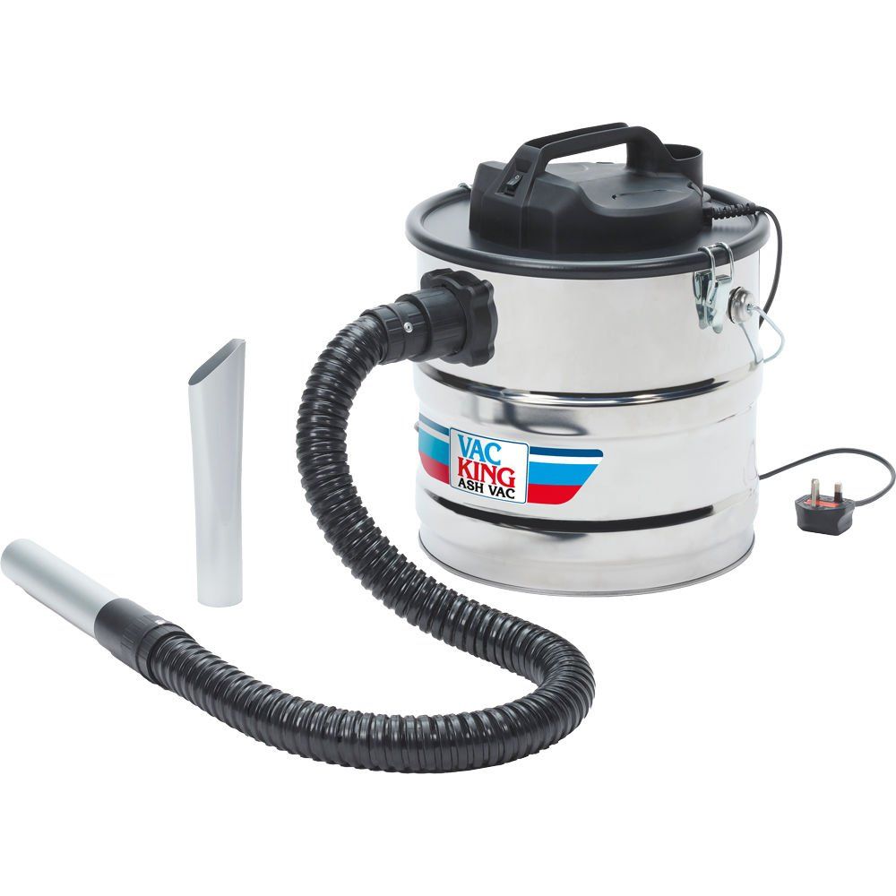 Clarke Vac King ASHVAC1200-B 1200W Stainless Steel Ash Vacuum Cleaner - Image 1