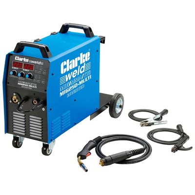 Clarke MIG250MULTI 220A MIG/MMA/TIG Inverter Welder - Thumbnail 2