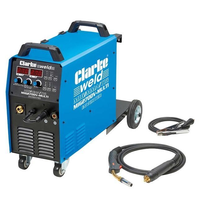Clarke MIG270DVMULTI 220A/270A Dual Voltage Welder (230V/400V) - Image 1