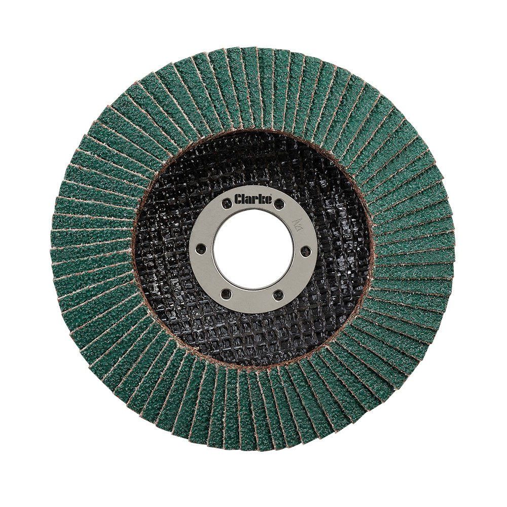 Clarke Clarke 115mm Zirconium Flap Disc 22mm Bore - Image 1