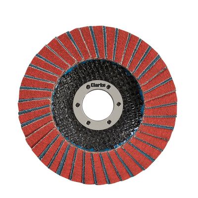 Clarke Clarke 115mm Ceramic & Zirconium Flap Disc 22mm Bore