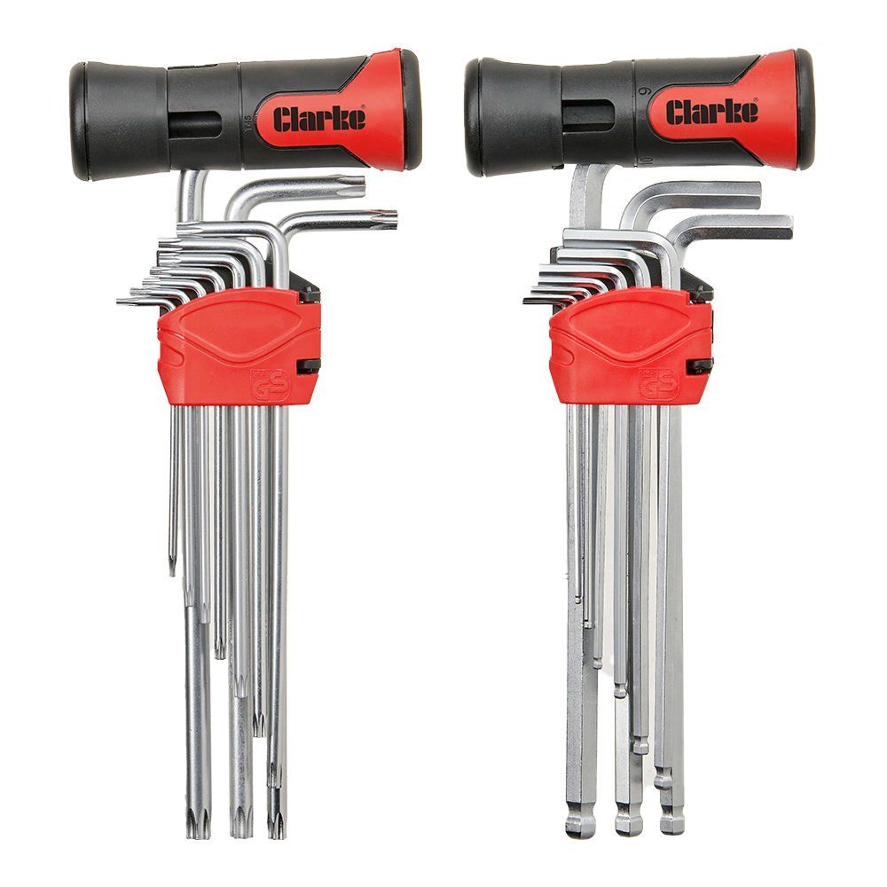 Clarke Clarke CHT941 22 piece Hex and Torx Key Set - Image 1