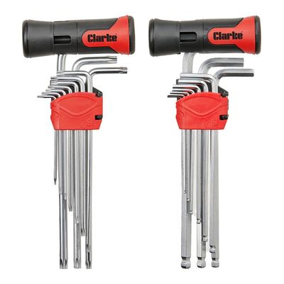 Clarke Clarke CHT941 22 piece Hex and Torx Key Set