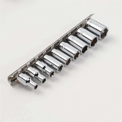 Clarke Clarke PRO415 1/4"D Socket Set on Clip - AF 9 pc