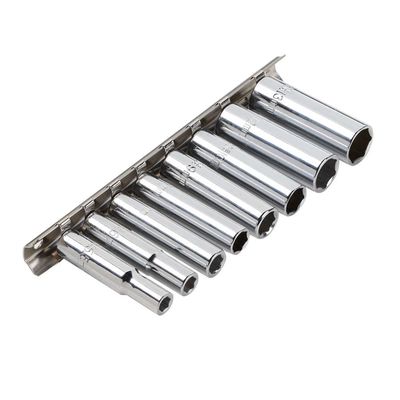Clarke Clarke PRO420 1/4"D Socket Set on Clip - Metric 8 pc