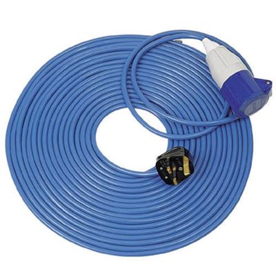 Clarke Clarke EL14-B 14m 13A Plug to 16A Socket Extension Lead (230V)