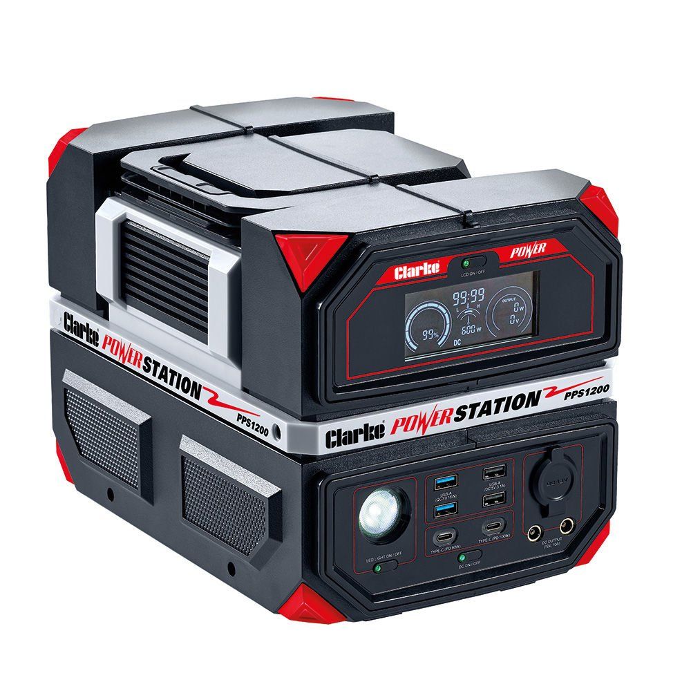 Clarke Clarke PPS1200 1200W 504Wh Portable PowerStation - Image 1