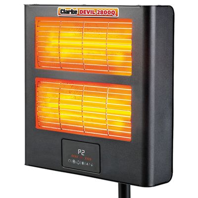 Clarke Clarke Heat Devil 2800Q 2.8kW Wall Mounted Infrared Quartz Heater (230V)