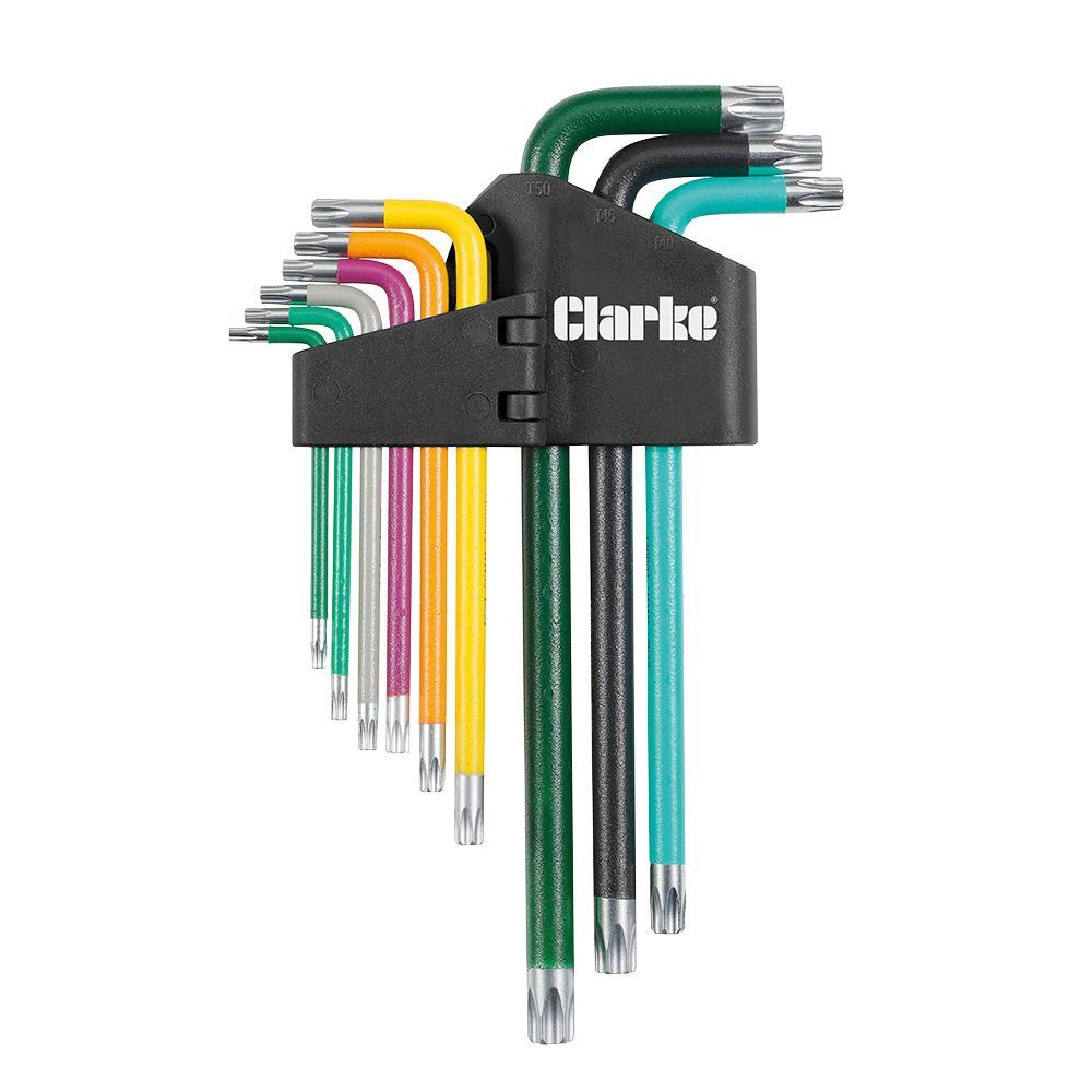 Clarke Clarke CHT955 9 Piece Torx Key Set - Image 1