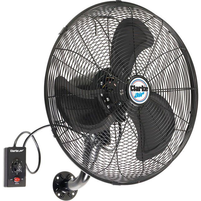 Clarke CWFO18 18 Oscillating Wall Fan" - Image 1