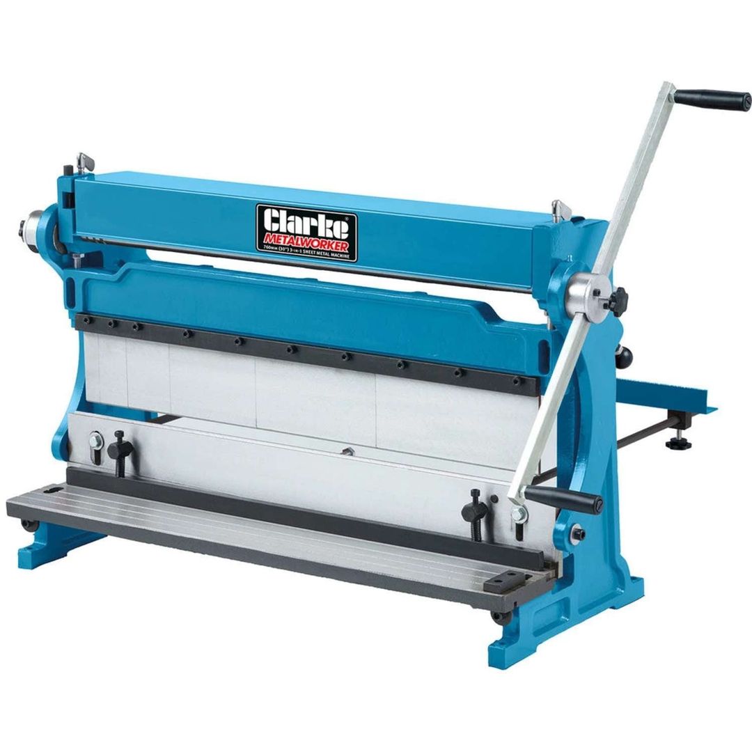 Clarke SBR760B 3 in 1 Sheet Metal Machine (760mm) - Image 1