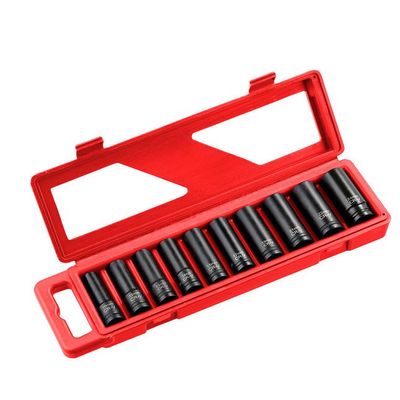 Clarke CIS12/10D 10 Piece 1/2 Drive 10 - 24mm Deep Impact Socket Set"