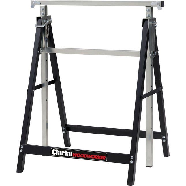 Clarke CTA200 200kg Adjustable Steel Trestle - Image 1