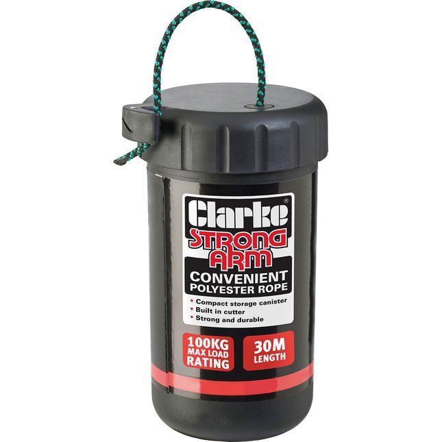 Clarke CHT960 30m Convenient Polyester Rope in dispenser - Image 1