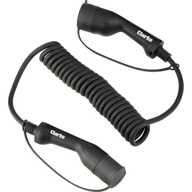 Clarke CEV16CC Type 2 to Type 2 EV Charging Cable – 230V / 16A (3.7kW) - Image 1